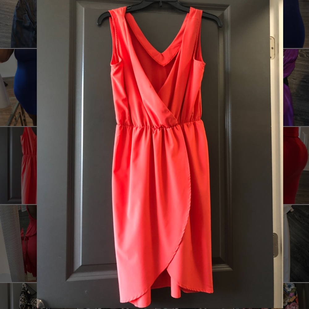 Red/orange dress